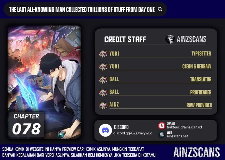 Manhua The Last All-Knowing Man Collected Trillions of Stuff from Day One Chapter 78 gambar 2