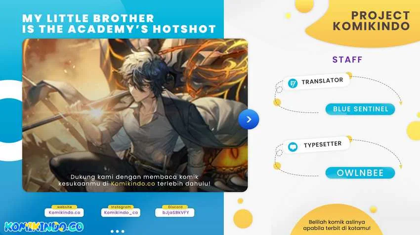 Komik The Little Brother Is the Academy’s Hotshot Chapter 08 gambar 1