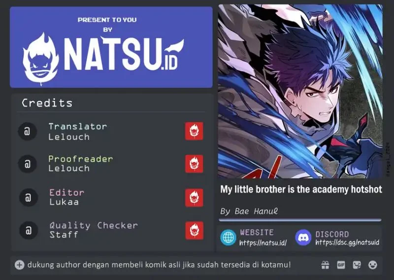 Komik The Little Brother Is the Academy’s Hotshot Chapter 100 gambar 1
