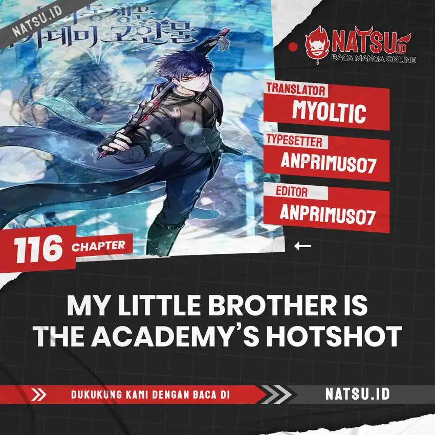 Komik The Little Brother Is the Academy’s Hotshot Chapter 116 gambar 1