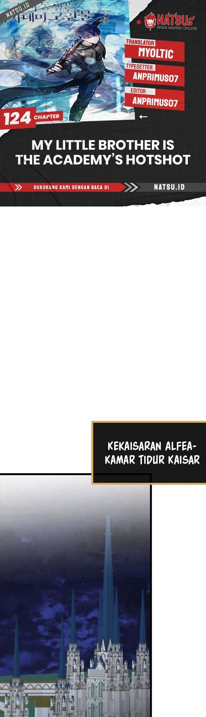 Komik The Little Brother Is the Academy’s Hotshot Chapter 124 gambar 1