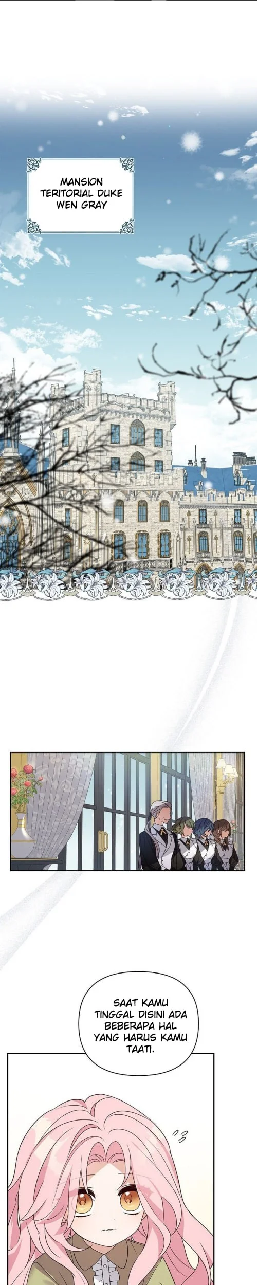 Manhwa The Little Lady Behind the Villain Chapter 2 gambar 2