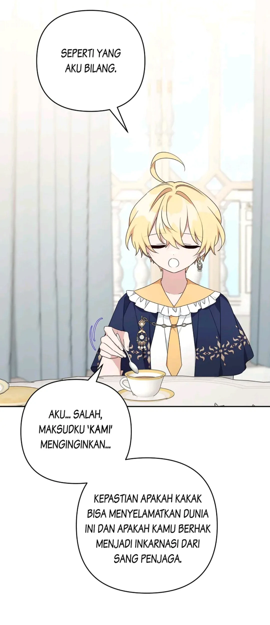 Manhwa The Little Lady Behind the Villain Chapter 53 gambar 2