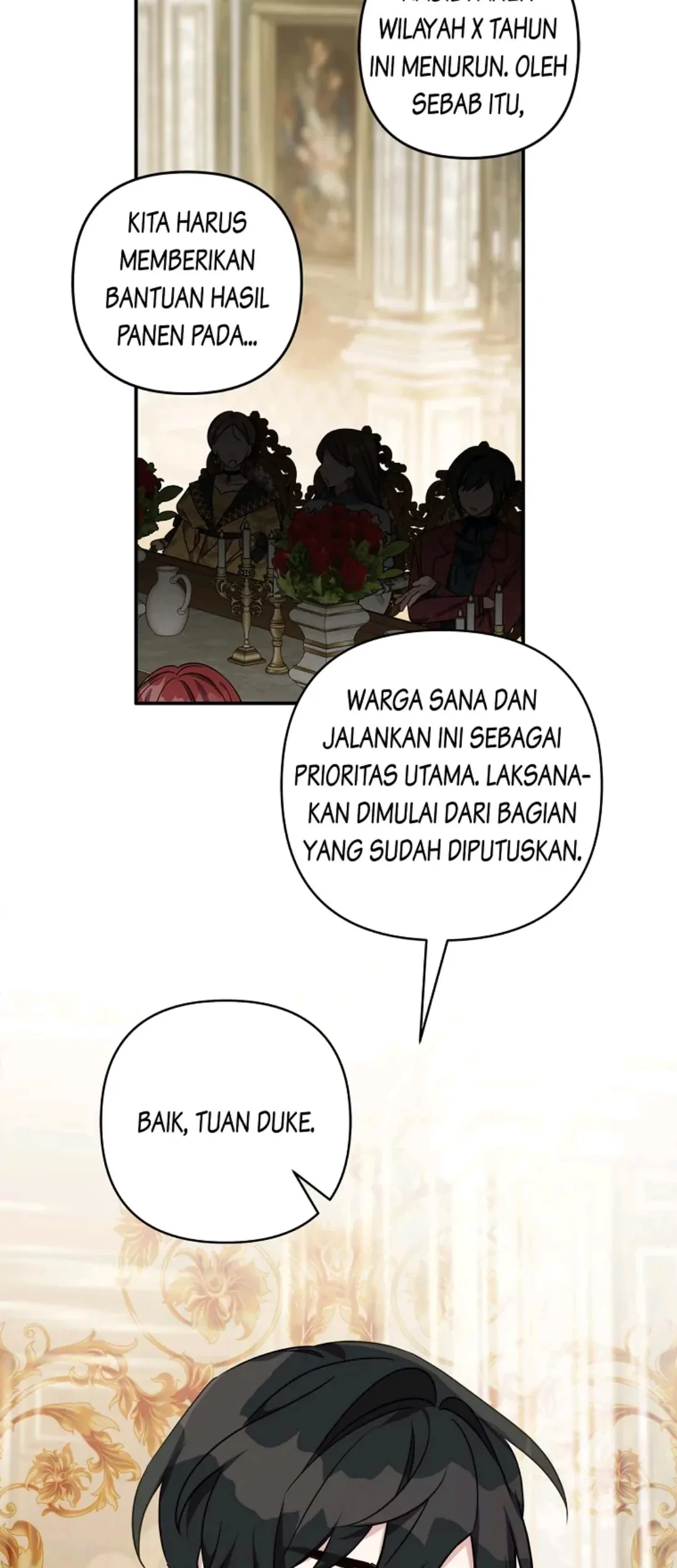 Manhwa The Little Lady Behind the Villain Chapter 54 gambar 2