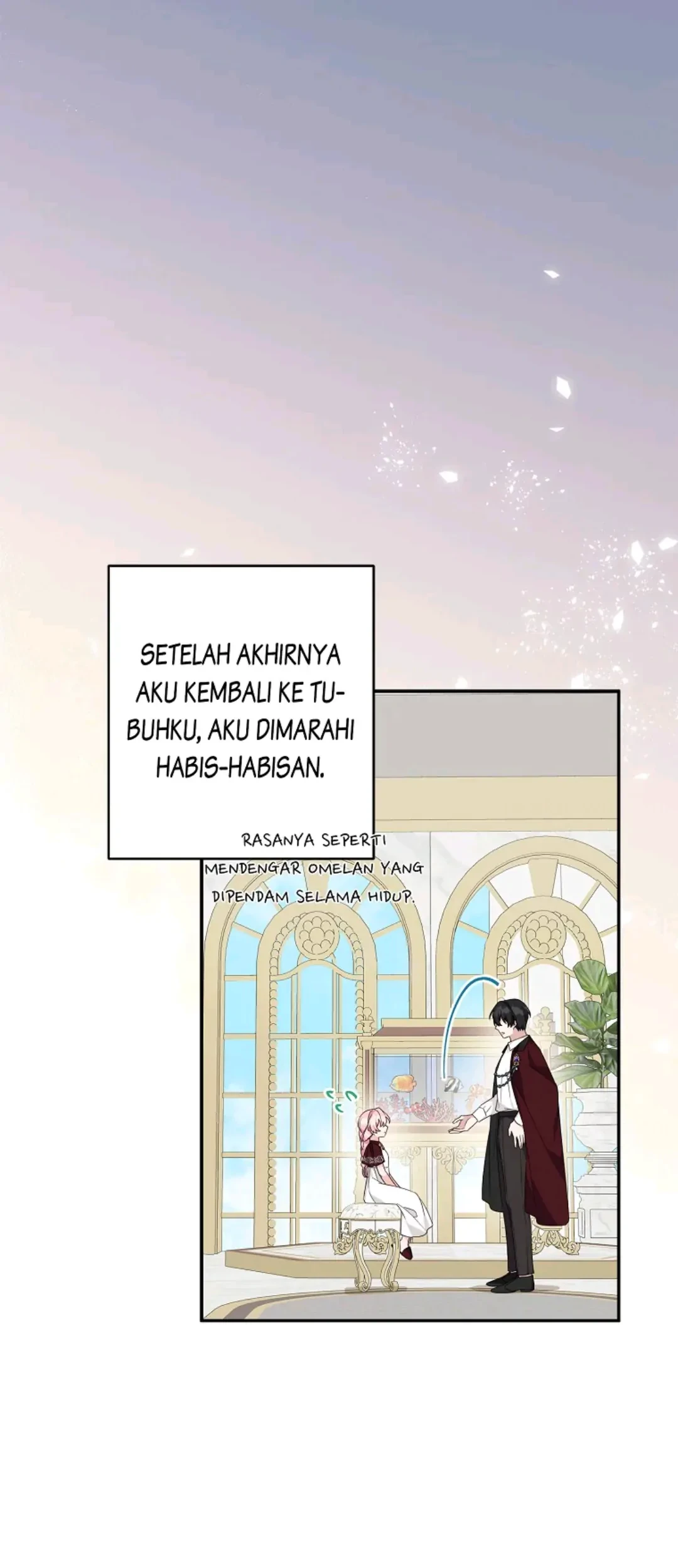Komik The Little Lady Behind the Villain Chapter 77 gambar 1