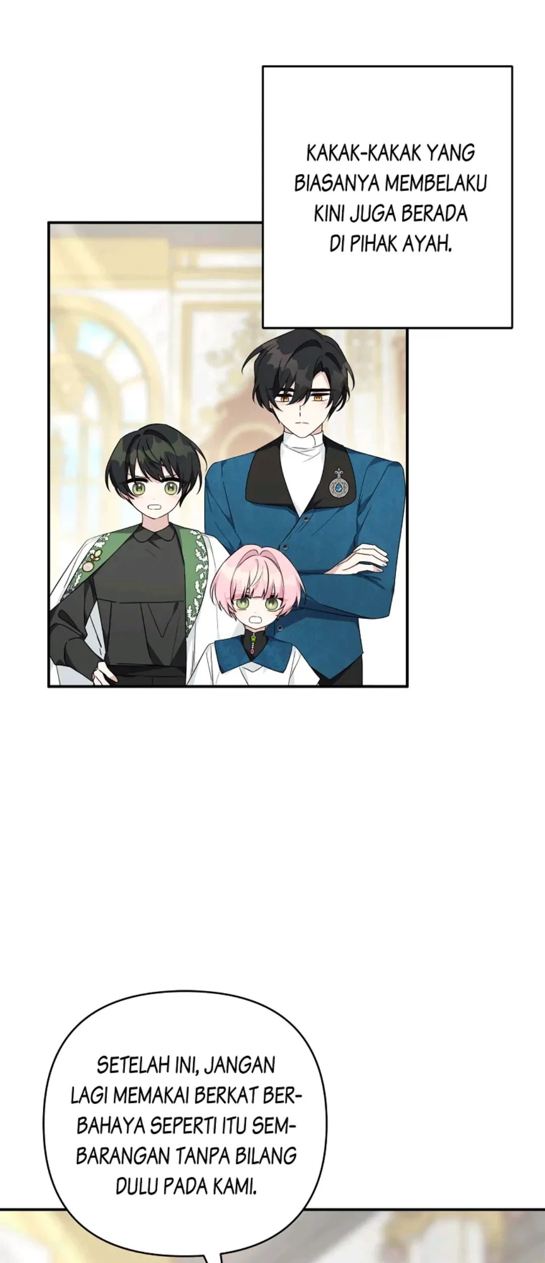 Manhwa The Little Lady Behind the Villain Chapter 77 gambar 2