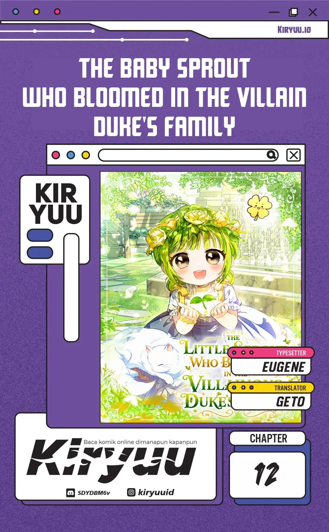 Komik The Little Sprout Who Bloomed in the Villainous Duke's Family Chapter 12 gambar 1