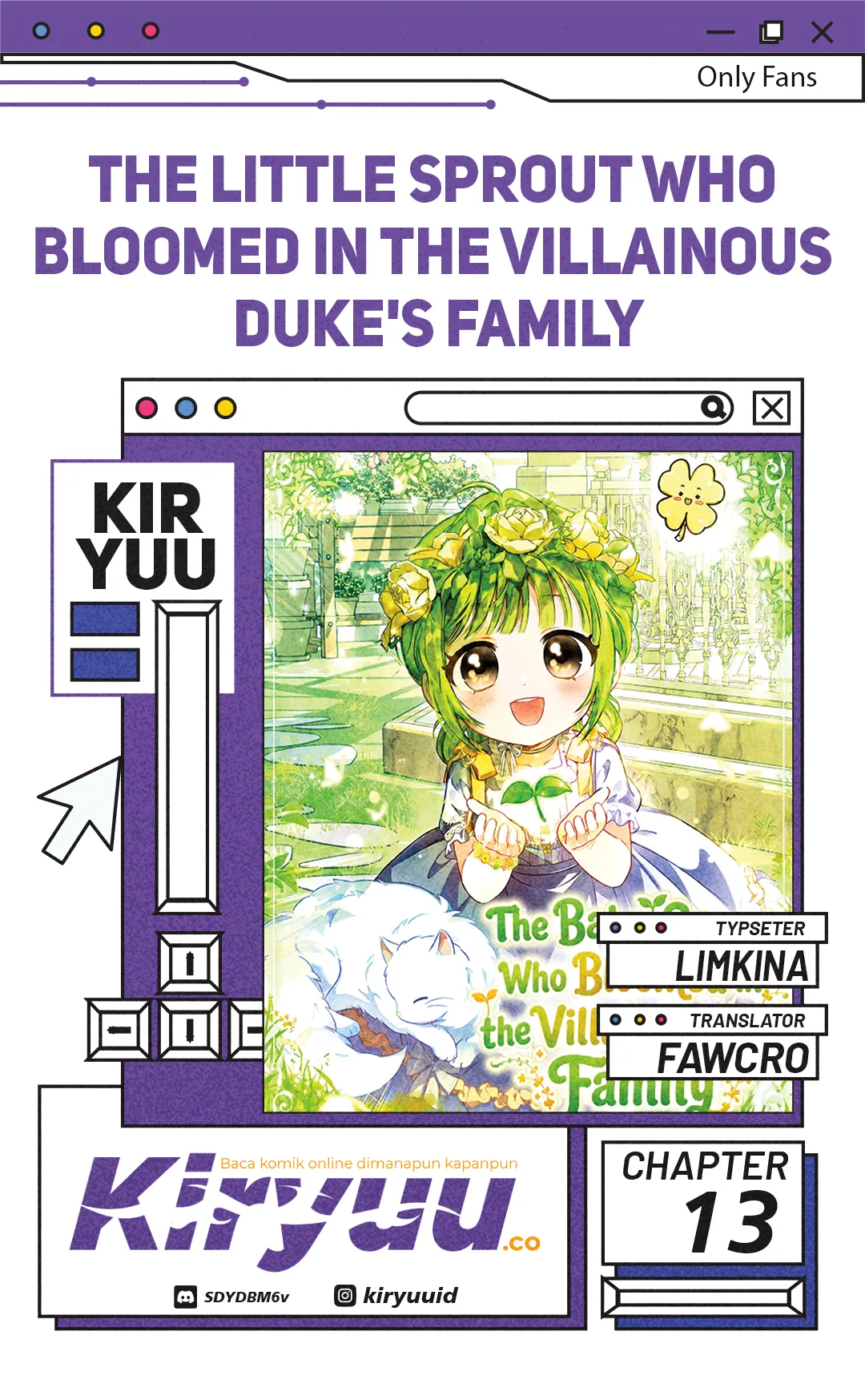 Komik The Little Sprout Who Bloomed in the Villainous Duke's Family Chapter 13 gambar 1