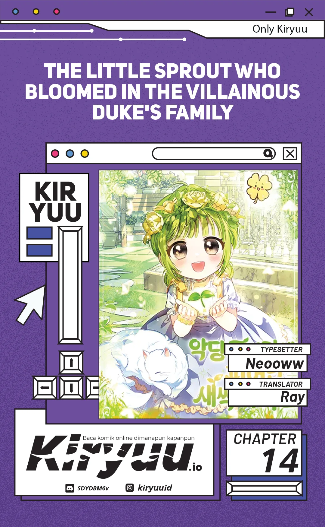 Komik The Little Sprout Who Bloomed in the Villainous Duke's Family Chapter 14 gambar 1