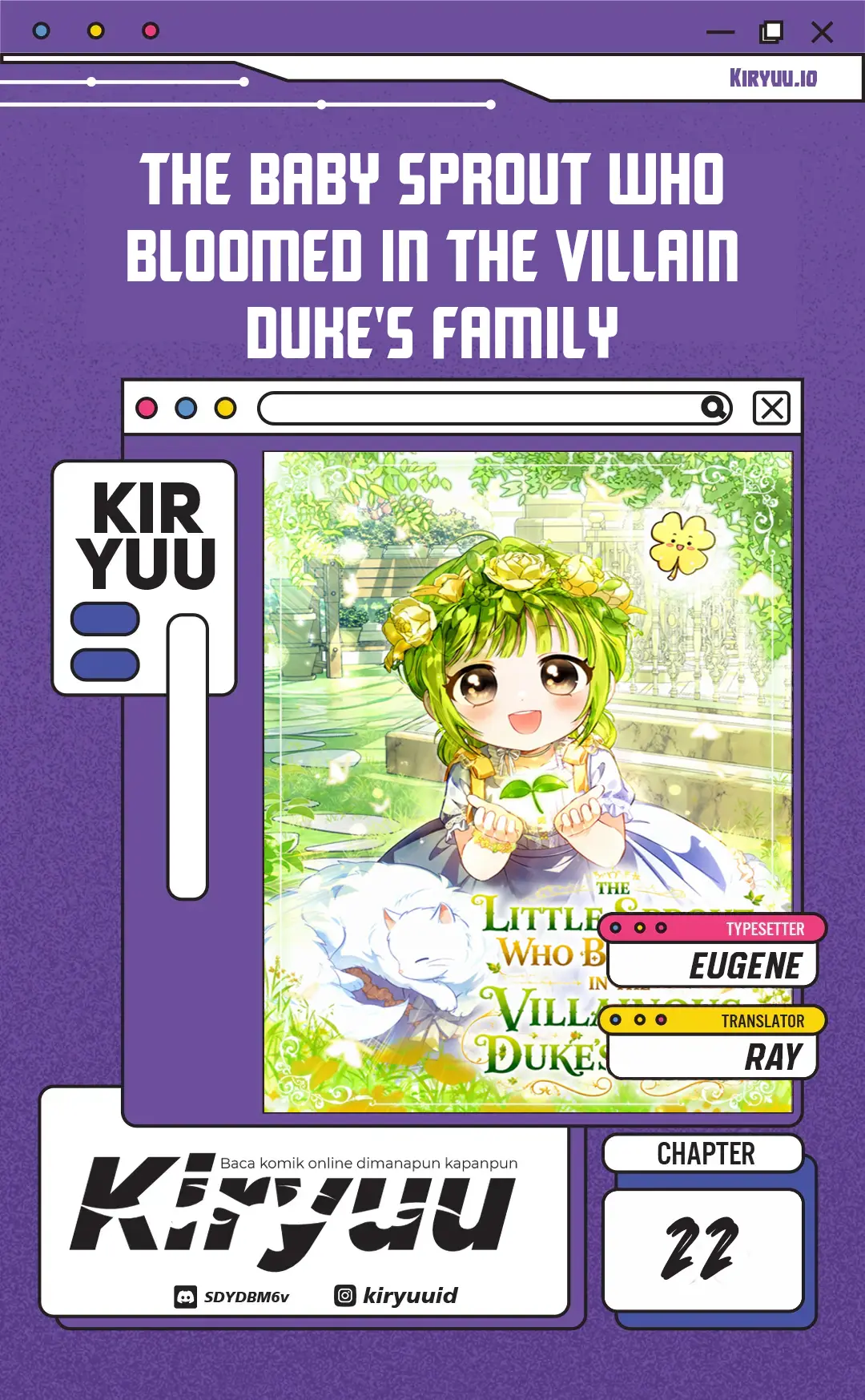 Komik The Little Sprout Who Bloomed in the Villainous Duke's Family Chapter 22 gambar 1