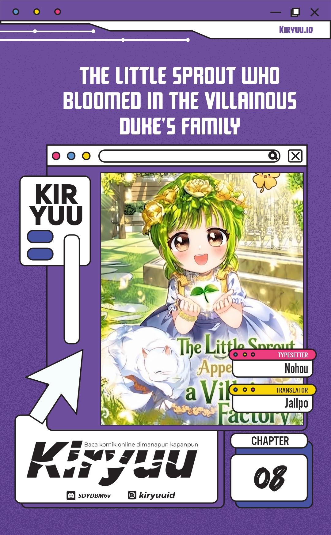 Manhwa The Little Sprout Who Bloomed in the Villainous Duke's Family Chapter 8 gambar 2