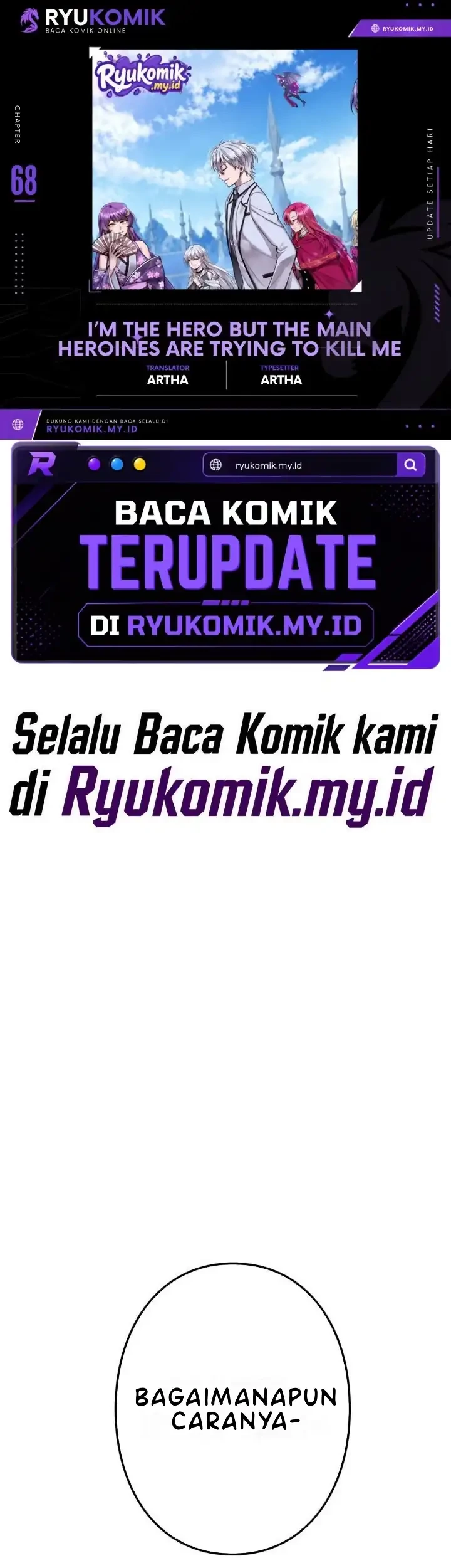 Komik The Main Heroines Are Trying to Kill Me Chapter 68 gambar 1