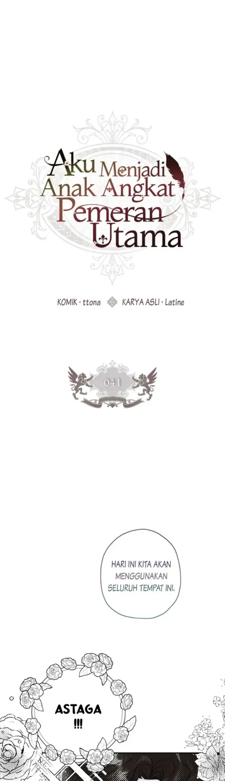 Komik The Male Lead's Little Lion Daughter Chapter 41 gambar 1