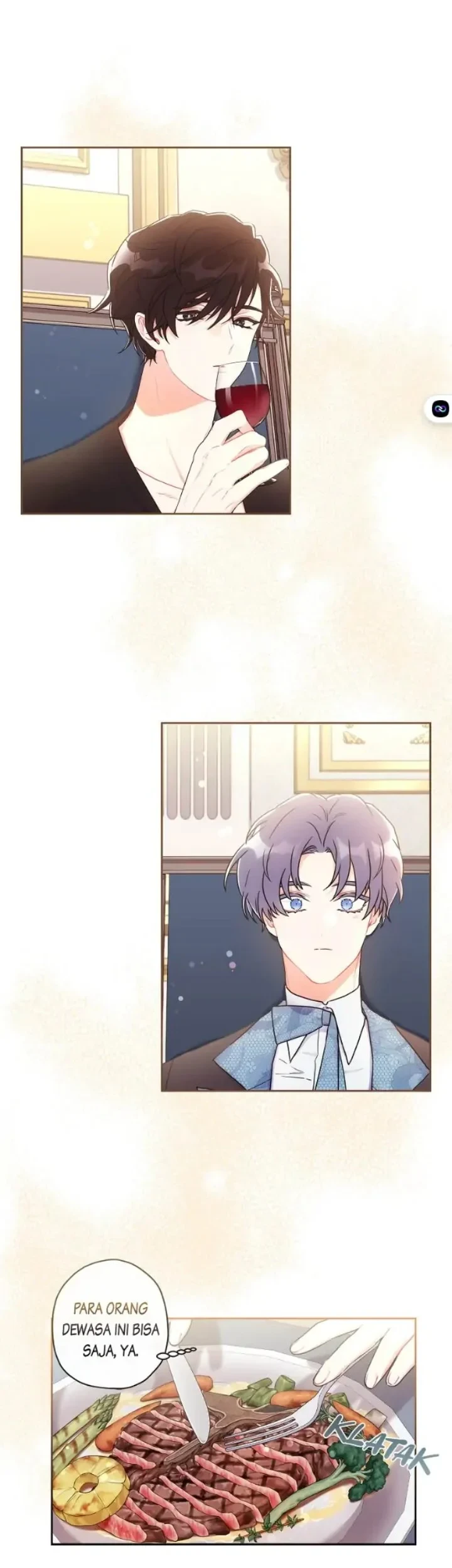 Komik The Male Lead's Little Lion Daughter Chapter 71 gambar 1