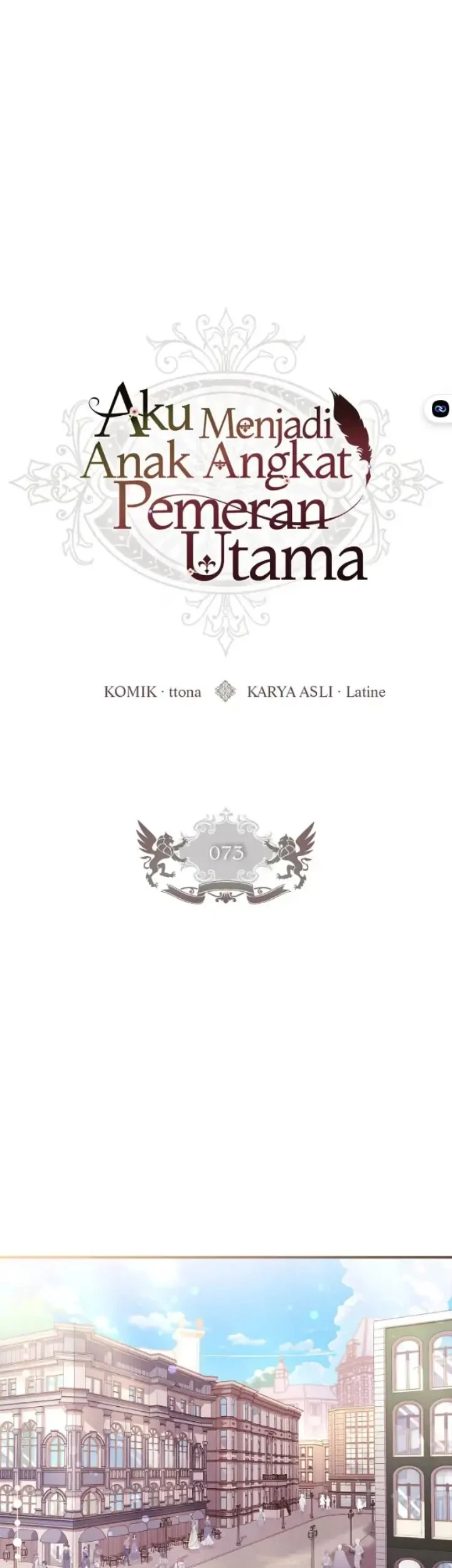 Komik The Male Lead's Little Lion Daughter Chapter 73 gambar 1