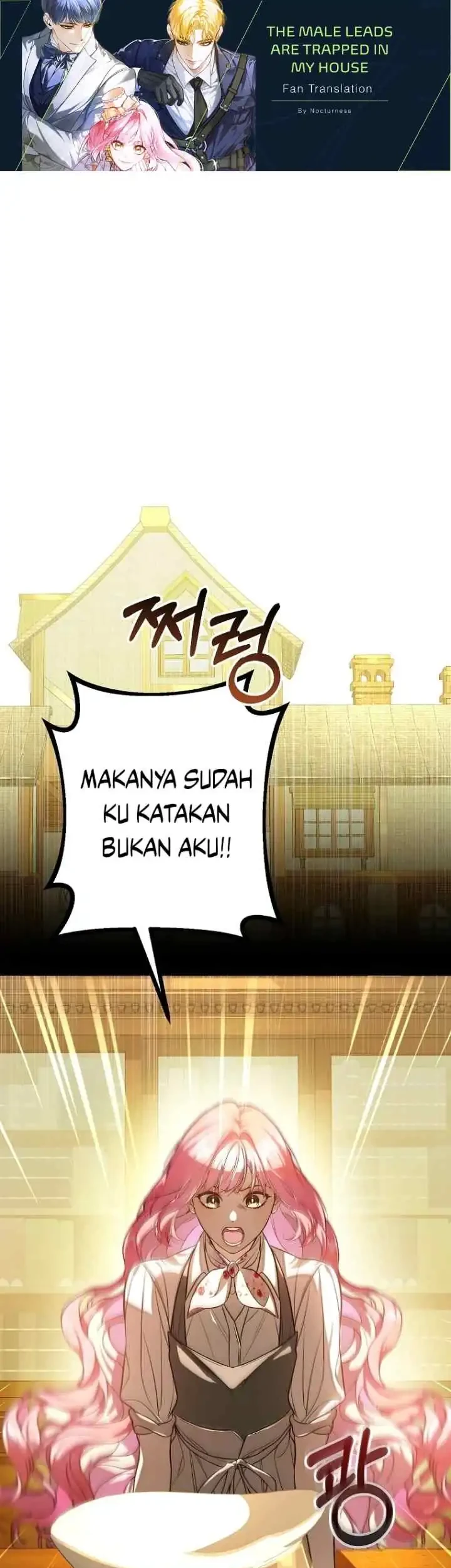 Komik The Male Leads Are Trapped in My House Chapter 11 gambar 1