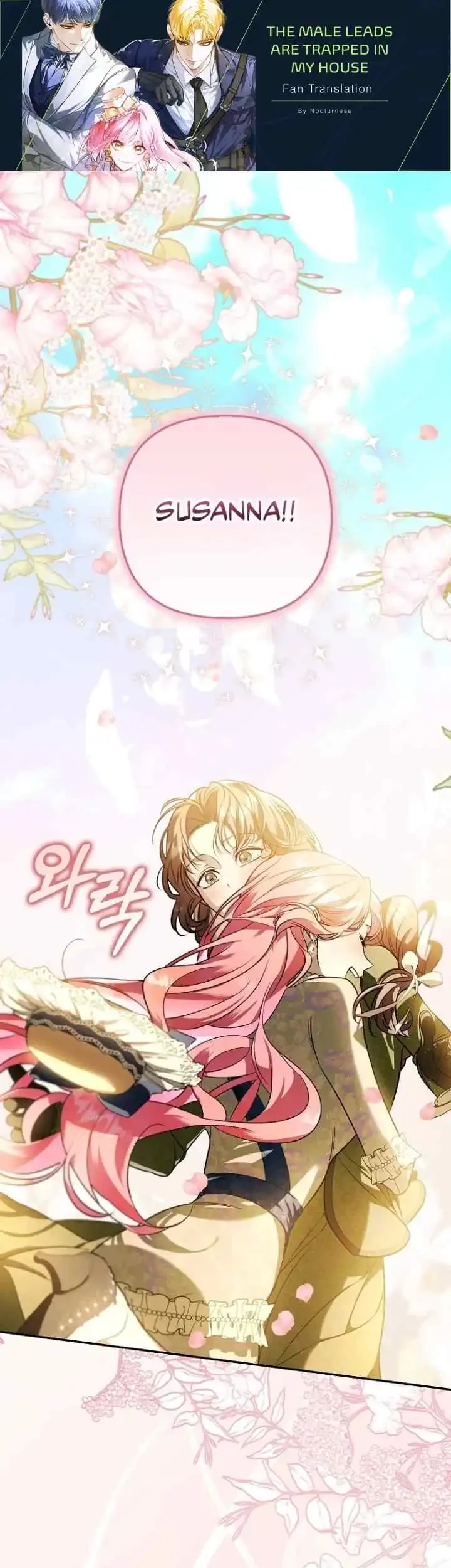 Komik The Male Leads Are Trapped in My House Chapter 17 gambar 1