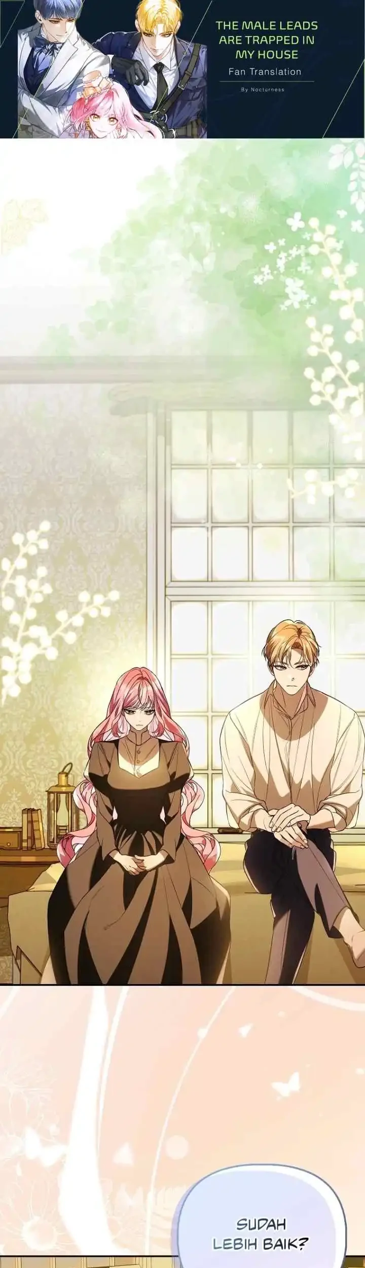 Komik The Male Leads Are Trapped in My House Chapter 24 gambar 1