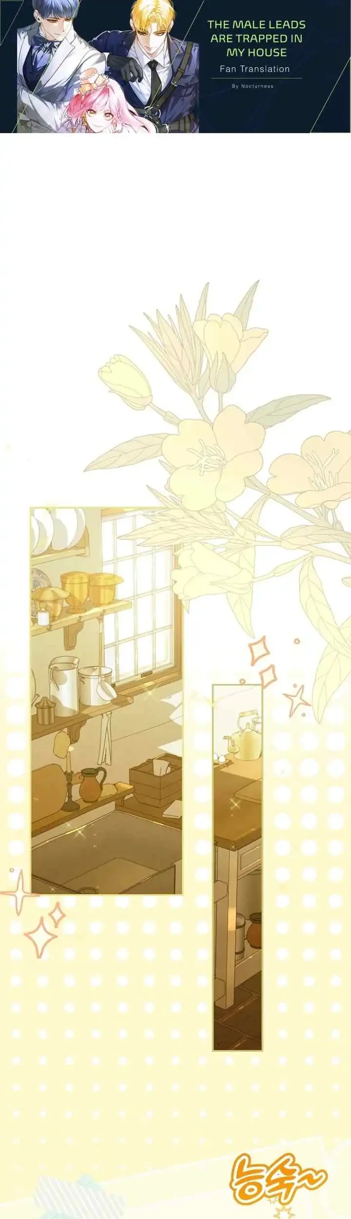 Komik The Male Leads Are Trapped in My House Chapter 25 gambar 1