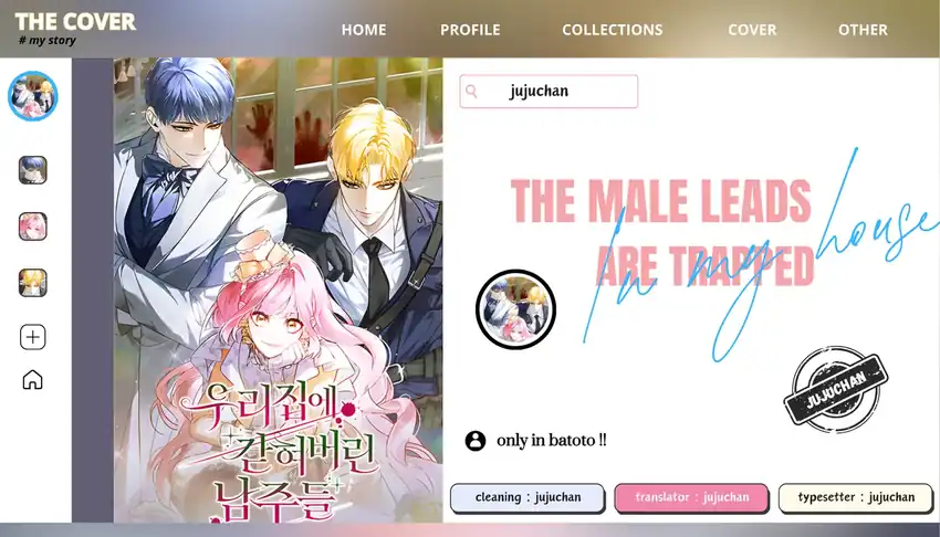Komik The Male Leads Are Trapped in My House Chapter 29 gambar 1
