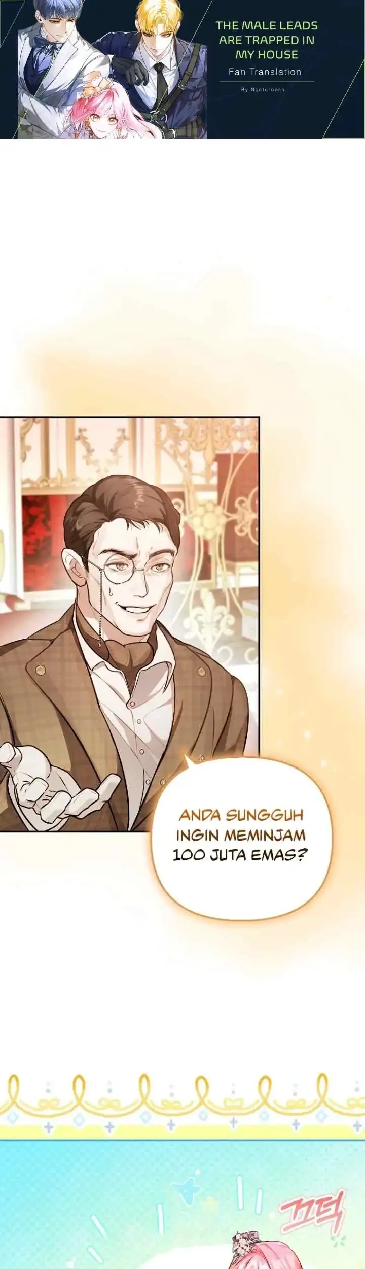 Komik The Male Leads Are Trapped in My House Chapter 3 gambar 1