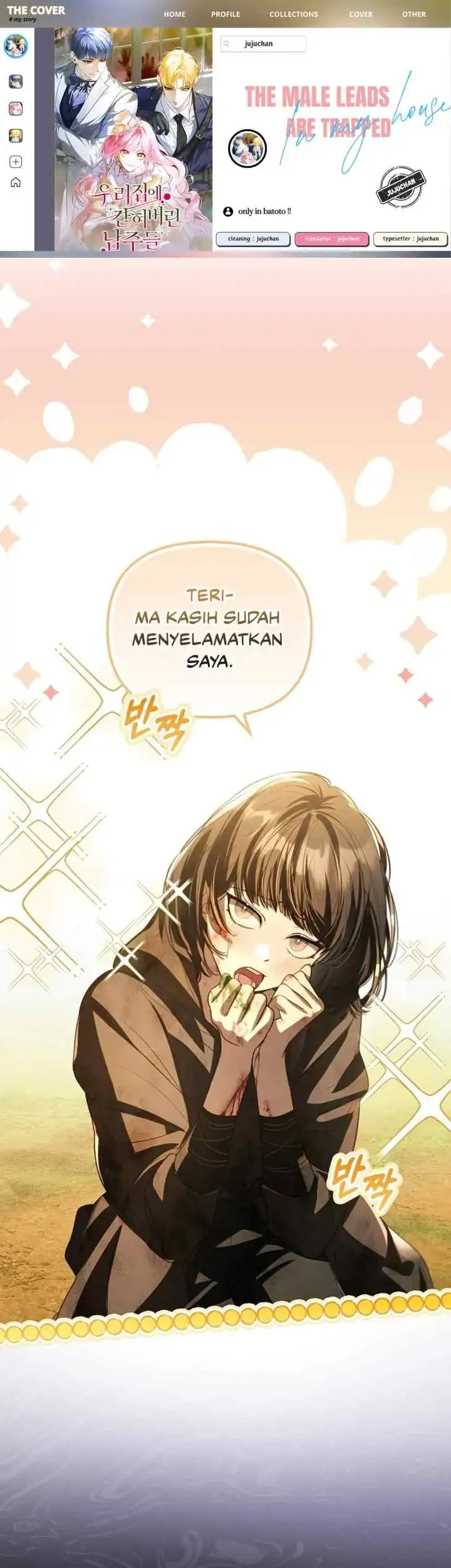 Komik The Male Leads Are Trapped in My House Chapter 39 gambar 1
