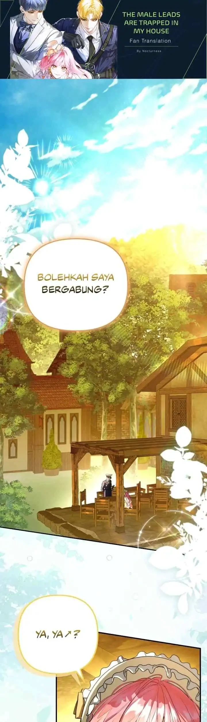 Komik The Male Leads Are Trapped in My House Chapter 7 gambar 1
