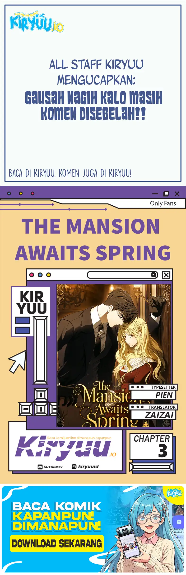 Komik The Mansion Awaits Spring Chapter 3 gambar 1