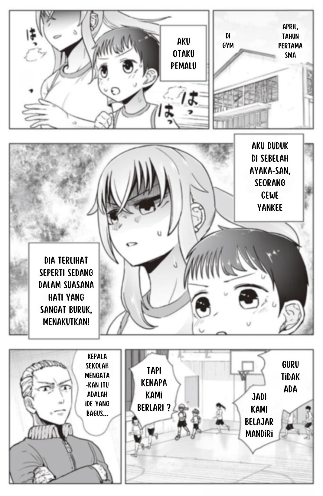 Komik The Many Weaknesses of Ayaka the Yankee JK Chapter 10 gambar 1