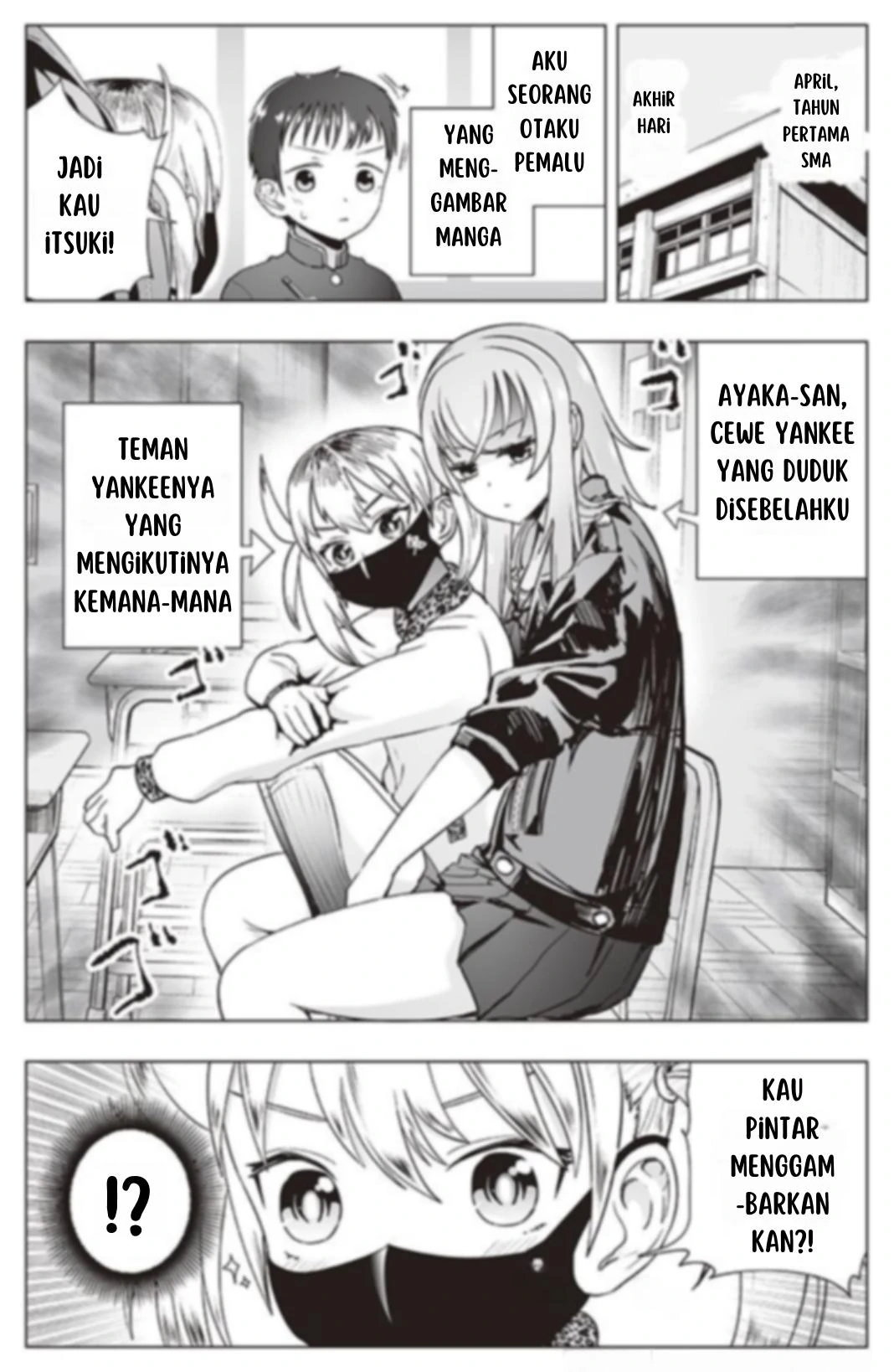 Komik The Many Weaknesses of Ayaka the Yankee JK Chapter 11 gambar 1