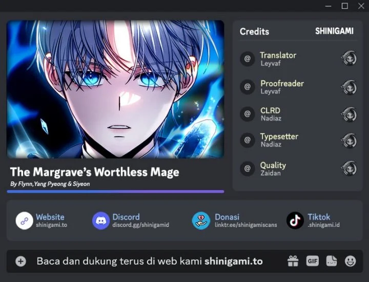 Komik The Margrave’s Worthless Mage Chapter 17 gambar 1