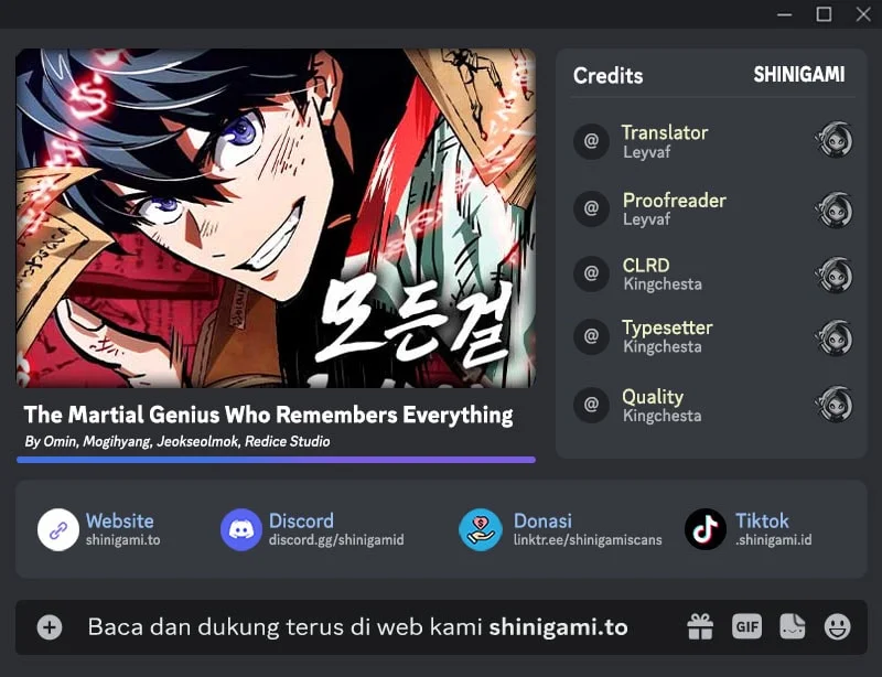 Komik The Martial Genius Who Remembers Everything Chapter 7 gambar 1