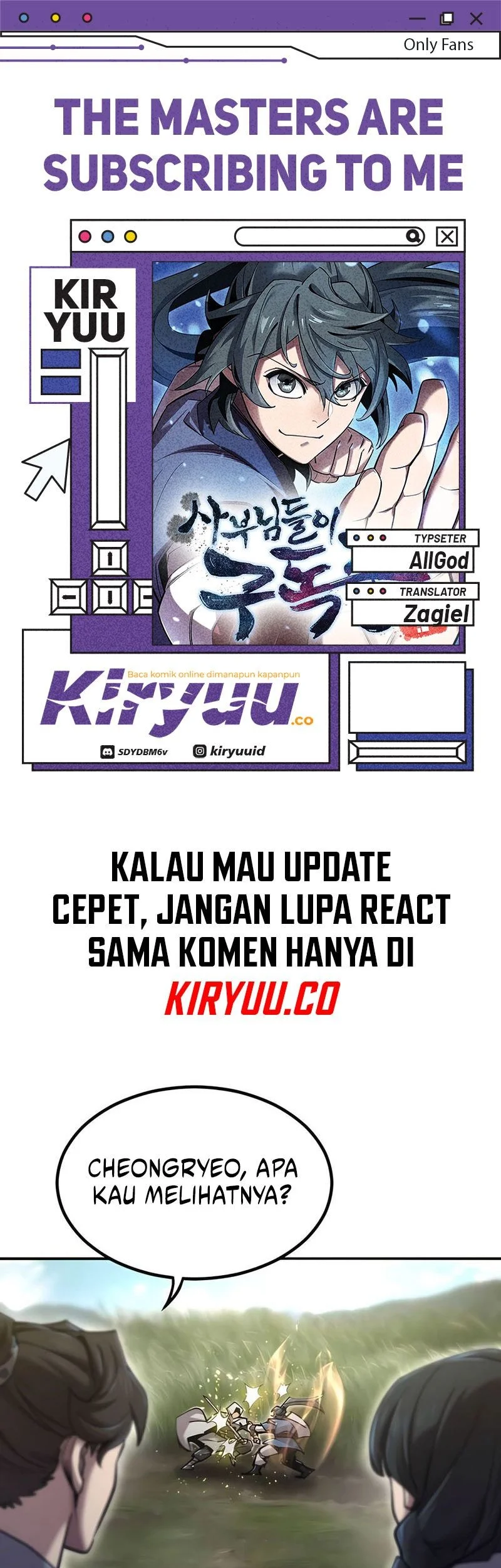 Komik The Masters Are Watching Over Me Chapter 41 gambar 1