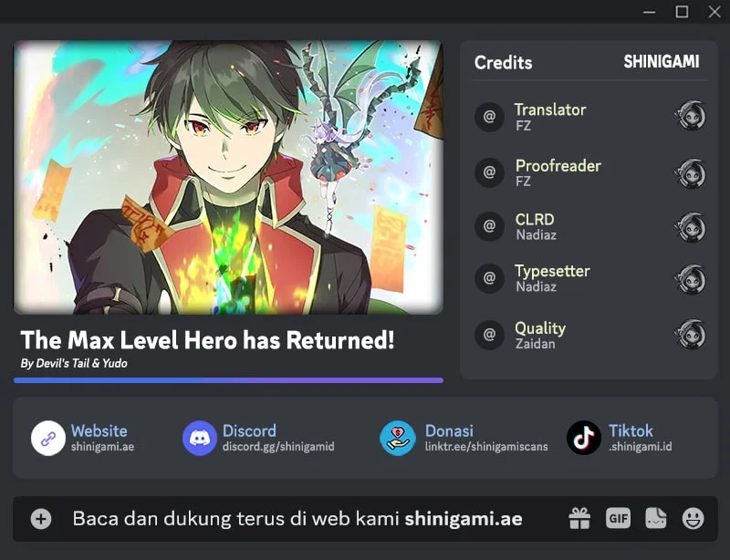 Komik The MAX leveled hero will return! Chapter 240 gambar 1