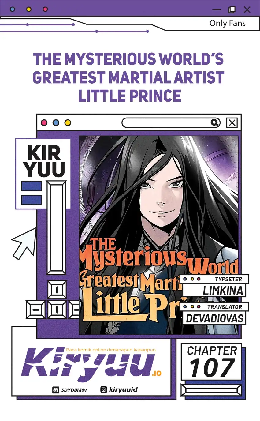 Komik The Mysterious World’s Greatest Martial Artist Little Prince Chapter 107 gambar 1