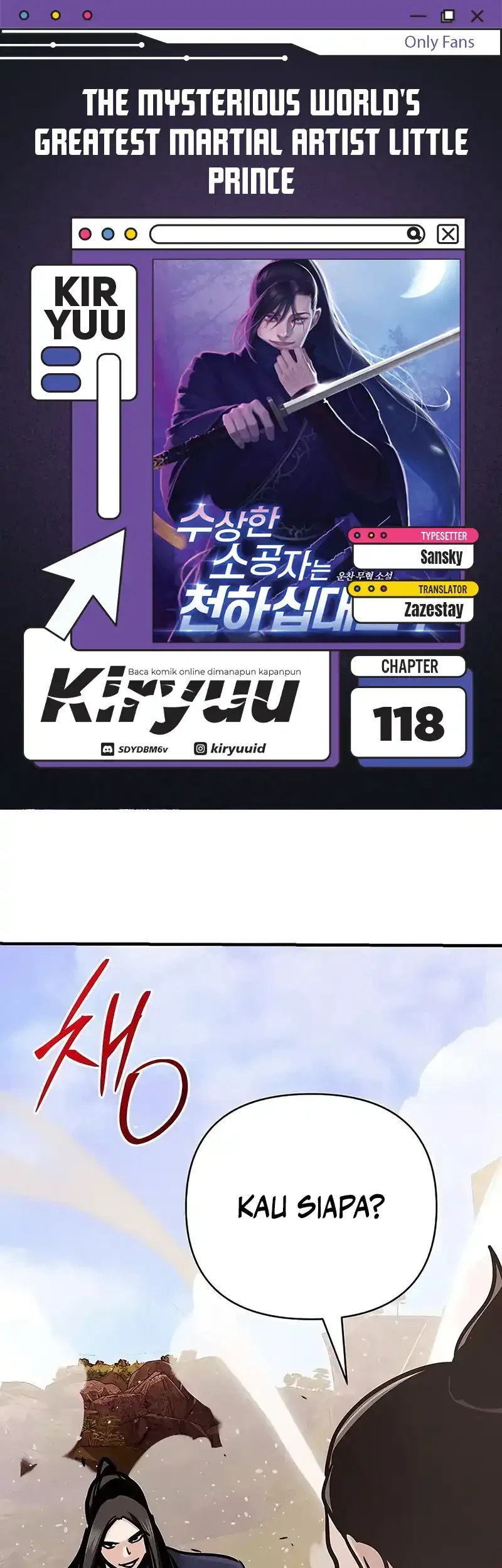 Komik The Mysterious World’s Greatest Martial Artist Little Prince Chapter 118 gambar 1