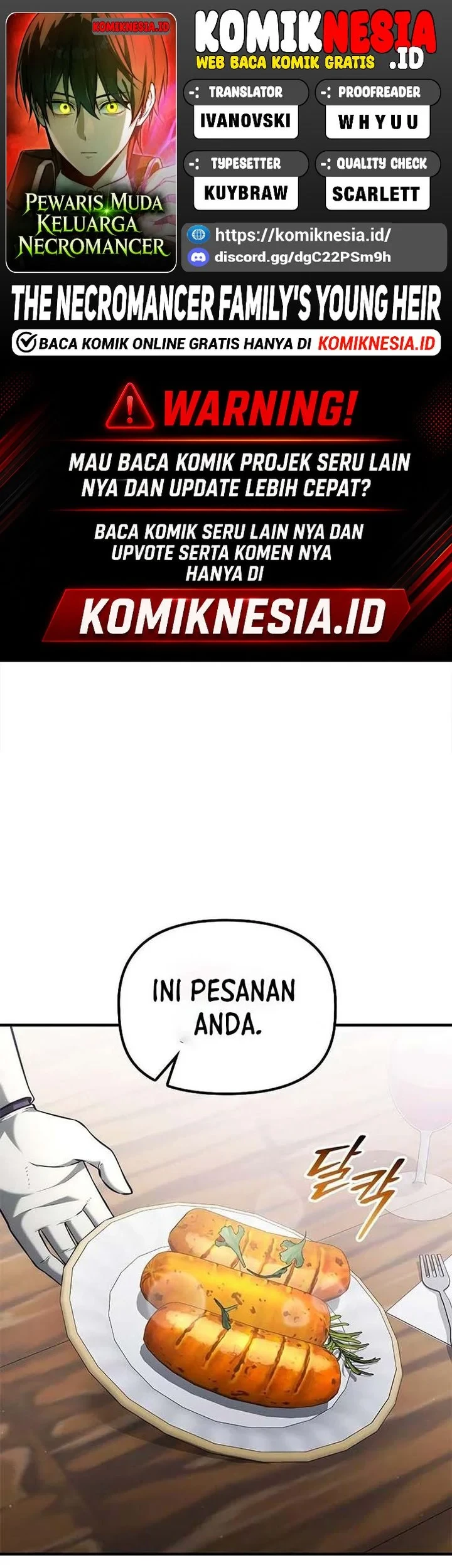 Komik The Necromancer Family’s Young Heir Chapter 70 gambar 1