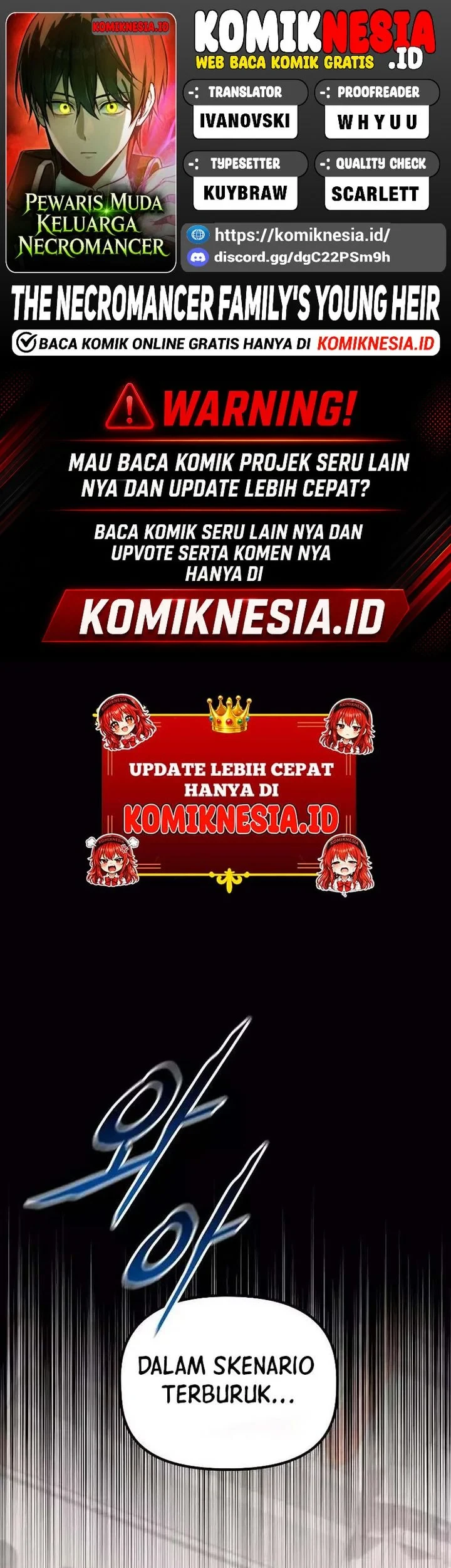 Komik The Necromancer Family’s Young Heir Chapter 71 gambar 1