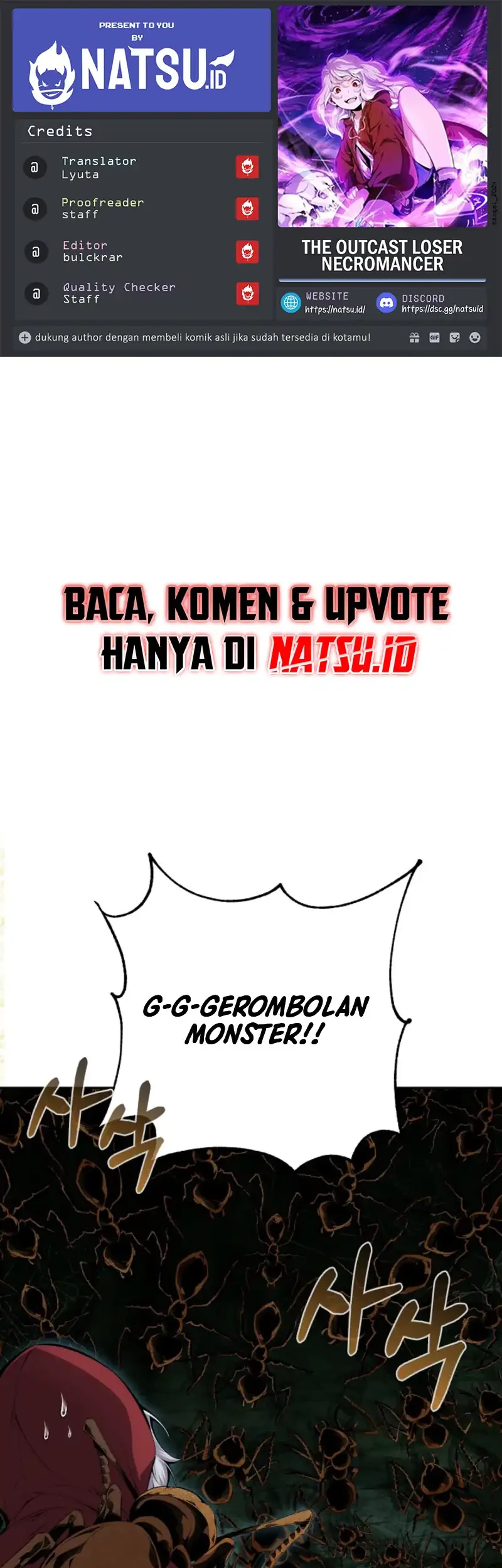 Komik The Outcast Loser Necromancer Chapter 11 gambar 1
