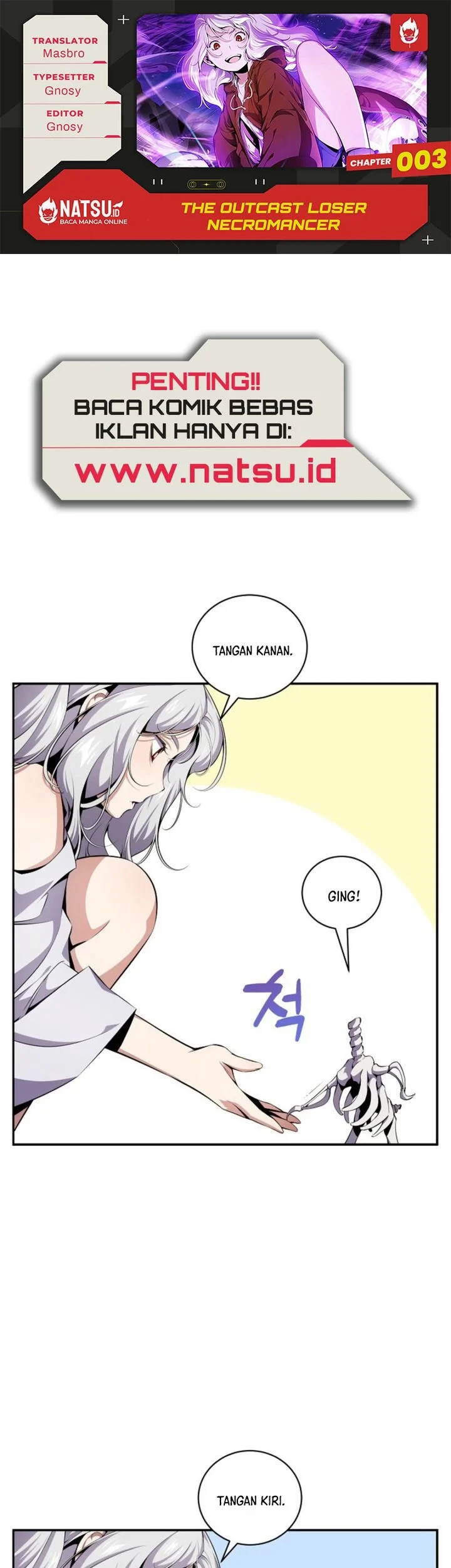Komik The Outcast Loser Necromancer Chapter 3 gambar 1