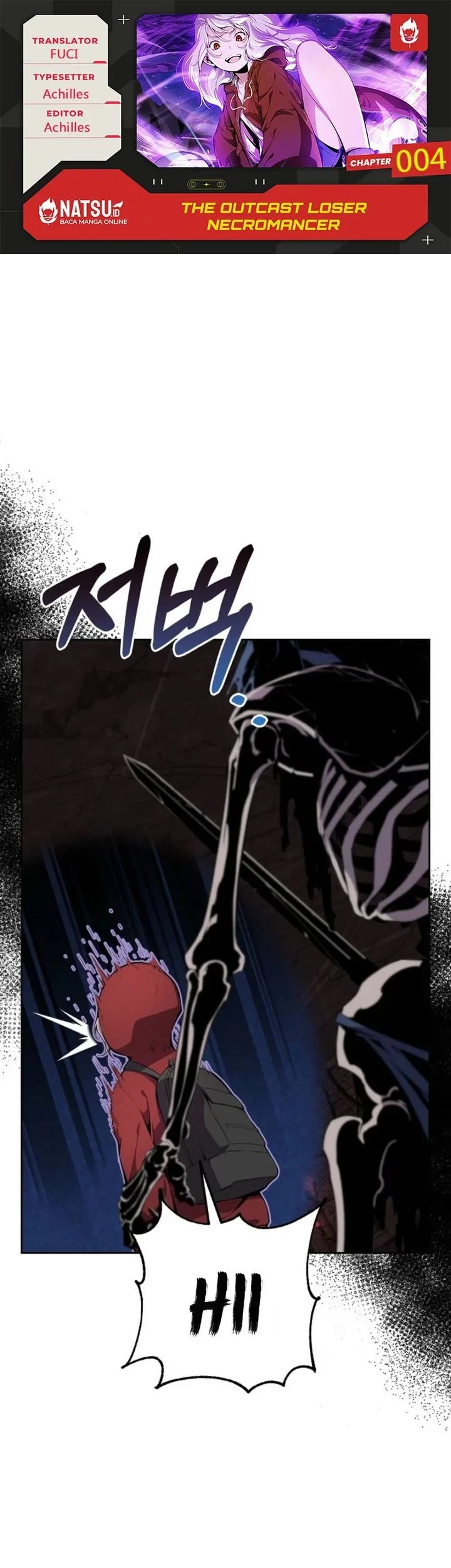 Komik The Outcast Loser Necromancer Chapter 4 gambar 1