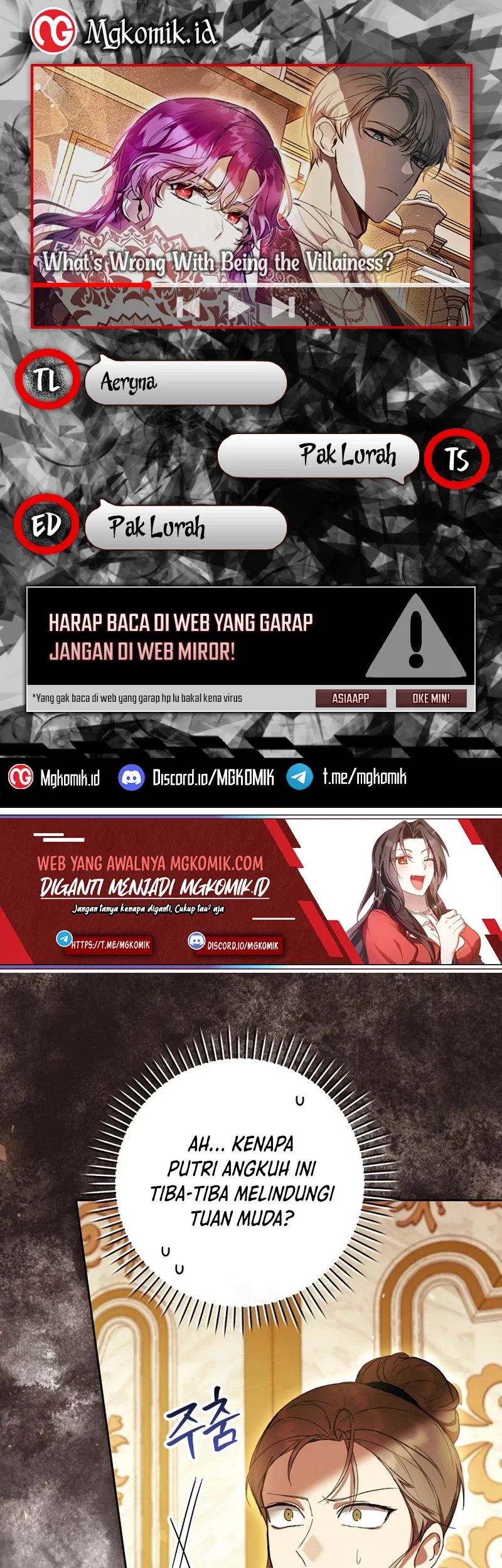 Komik The Perks of Being a Villainess Chapter 61 gambar 1
