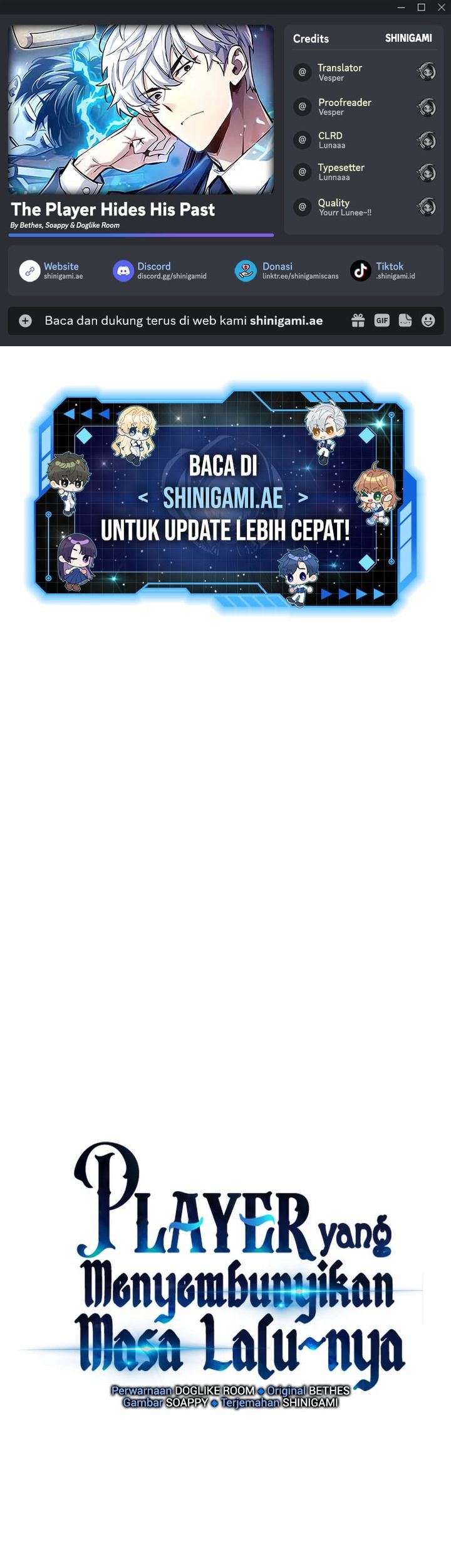 Komik The Player Hides His Past Chapter 69 gambar 1