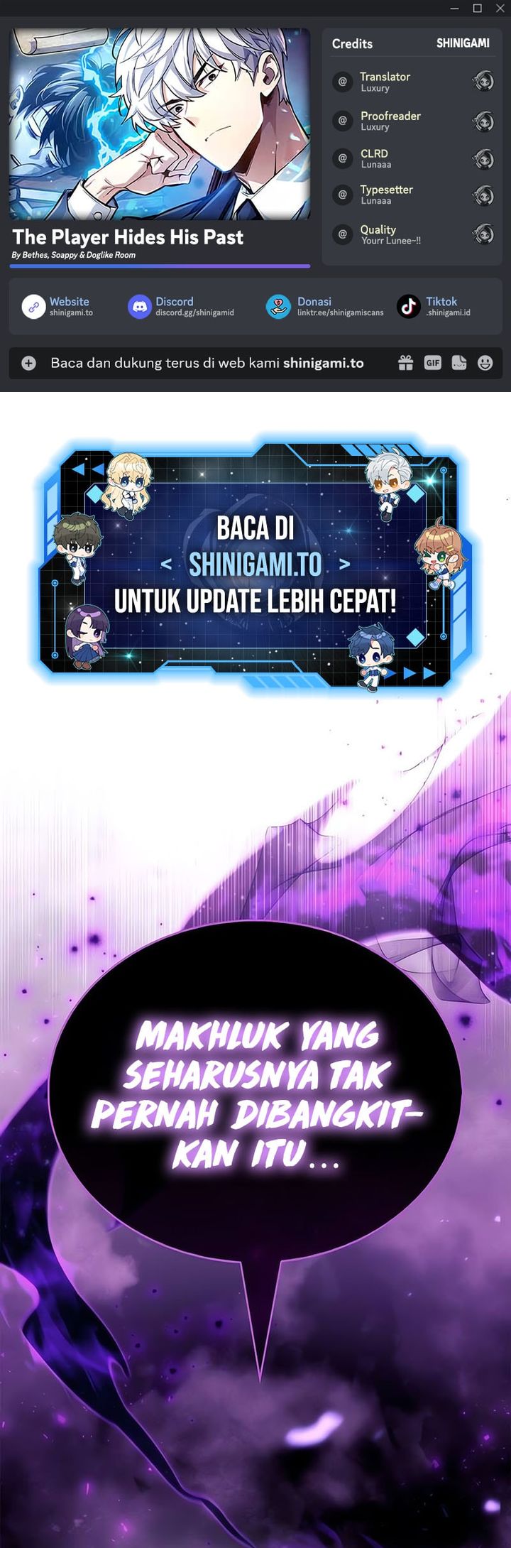 Komik The Player Hides His Past Chapter 80 gambar 1