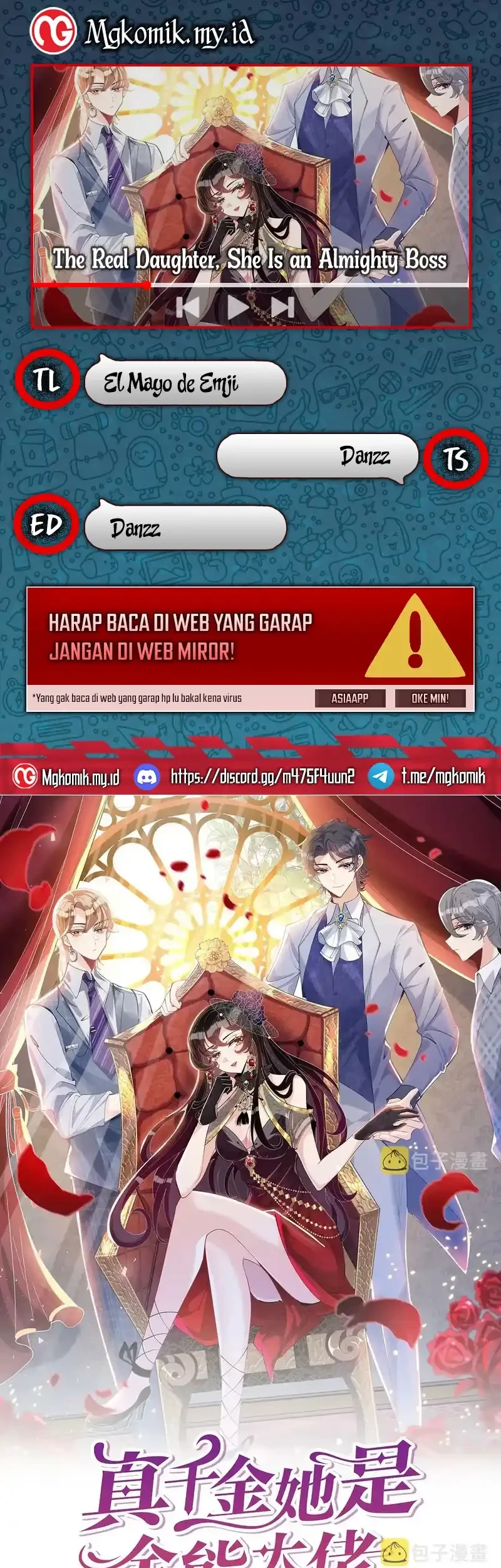 Komik The Real Daughter, She Is an Almighty Boss Chapter 33 gambar 1