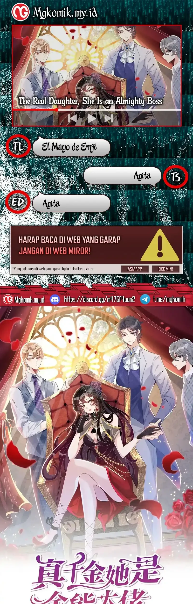Komik The Real Daughter, She Is an Almighty Boss Chapter 34 gambar 1