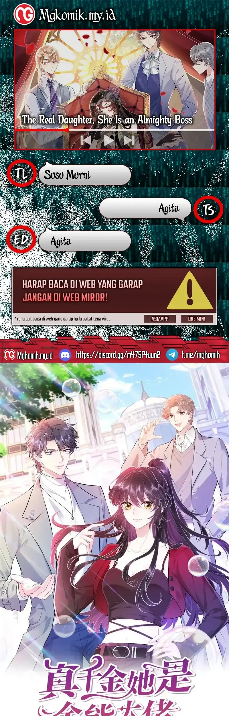 Komik The Real Daughter, She Is an Almighty Boss Chapter 65 gambar 1