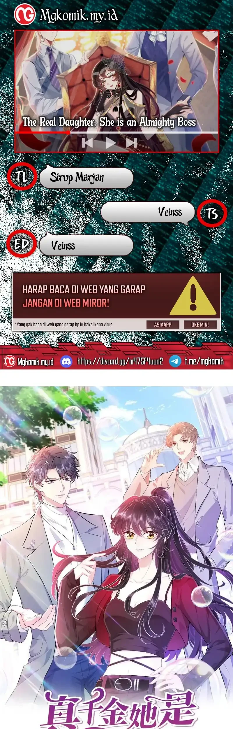 Komik The Real Daughter, She Is an Almighty Boss Chapter 80 gambar 1