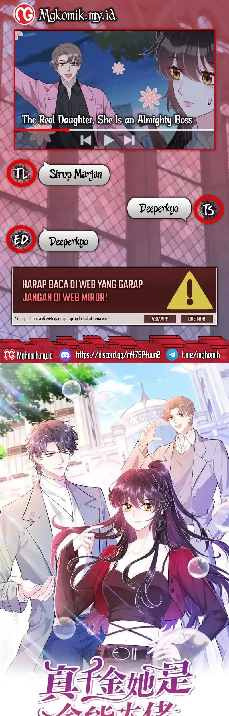 Komik The Real Daughter, She Is an Almighty Boss Chapter 82 gambar 1