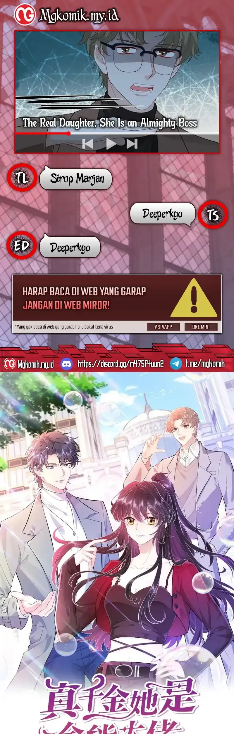 Komik The Real Daughter, She Is an Almighty Boss Chapter 86 gambar 1